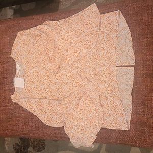 Lauren Conrad petal sleeve blouse